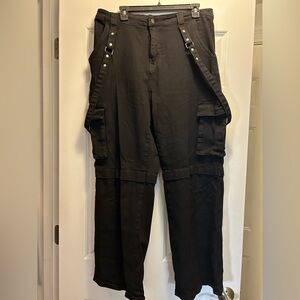 Black Cargo Pants - 2x
